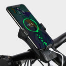 4 in 1 Bike Bicycle Phone Charging Treasure Rack Headlight (Black 4000mAh)