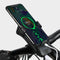 4 in 1 Bike Bicycle Phone Charging Treasure Rack Headlight (Black 4000mAh)