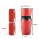 Portable Manual Coffee Grinder, Adjustable Single Cup Coffee Maker Ceramic