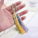 30Pcs Silky Tassels 13cm For Craft Sewing Costume Decor (8cm Tassel 5cm Loop)