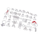 30x Metal Puzzles Chinese Puzzle Game IQ Mind Brain Teaser For Friends Gifts