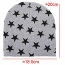 Kids Boys Girls Stars Patterns Soft Cute Knit Hat Beanies Cap gray N9V9
