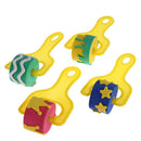4pcs Sponge Painting Brush Early Childhood Education Graffiti Tool(Random)