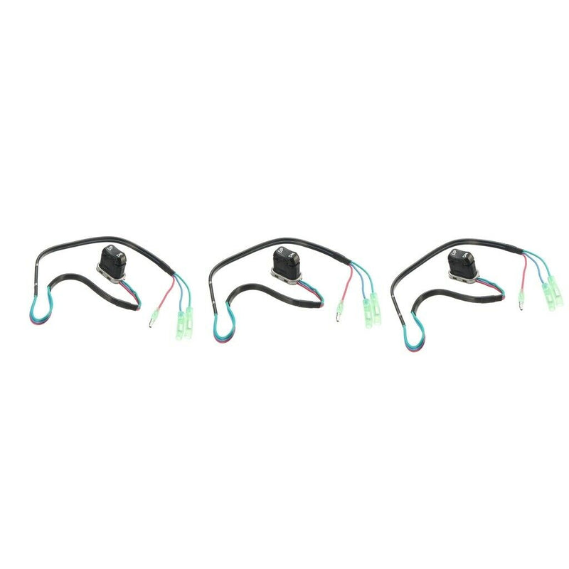 3 Piece Marine Trim Tilt Switch for Yamaha 703-82563-02-00 Power Motor Black