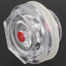 1" Thread Diameter Air Compressor Fittings Clear Plastic Oil Sight Glass