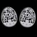 2X Easter Eggs Metal Cutting Dies Embossing Decorations
