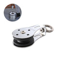 1PCS Mute Silent Wheel with Dual Bearings ,Stainless Steel Hanging Wheel Mu