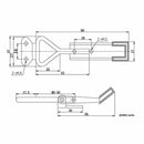 4pcs Case Chest 100kg 220lbs Toggle Clamp Home Small Adjustable Catch Latches