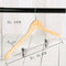 5x Wooden Coat Hanger Suit Garment Clothes Wardrobe Wood Hangers with Clip