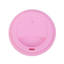 Wheel Shape Silicone Cup Lids Heat-resistant Dust-proof Bowl Cover (Pink) A