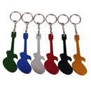 Guitar Shaped Beer Opener Aluminum Alloy Bottle Opener Keychains A