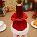 1 pcs Cartoon Santa Wine Bottle Cover Bag Christmas Dinner Xmas Table Decor