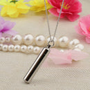 Cylinder Cremation Keepsake Memorial Urn Necklace Ashes Holder Link Chain