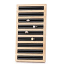 Rectangle Ring Display Tray Bamboo PU Leather Jewelry Display Tray Ring Dis