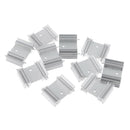 10Pieces Cooling Module,25x34x12mm Aluminum Heat Sink Heatsink Cooler Fin for