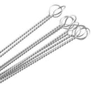 60pcs Stainless Steel Nylon Straw Cleaners Cleaning Brush Drinking Pipe Cleaners