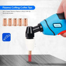 5pcs Copper Tellurium Plasma Cutting Cutter Tip Electrodes Nozzles 220480