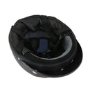 Motorcycle Motorbike Open Face Helmet Visor with Goggles - Black