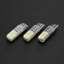 10pcs T10 W5W 24SMD 3014 LED Silica Strobe Flash Tail Lights Brake Stop