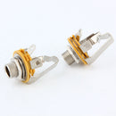 6pcs Electric Guitar Socket Input Output Jack Replacement Parts