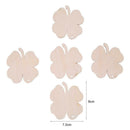 10pcs Four-leaf Clovers Wood Ornament DIY Craft Home Party Hanging Decor