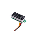 3-Wire mini DC 0-100V voltmeter LED panel 3-digital display voltage  O Jf