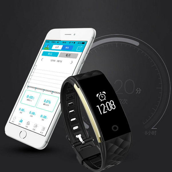 S2 Smart Band Wristband Bracelet Heart Rate Pedometer Sleep Fitness Tracker