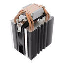 4pcs Heatpipe Radiator Blue LED Hydraulic Bearing CPU Cooler Fan Heatsink A