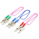 Napkin Holder Dental Lab Bib Crocodile Clip Flexible Metal Ball Chain M&O