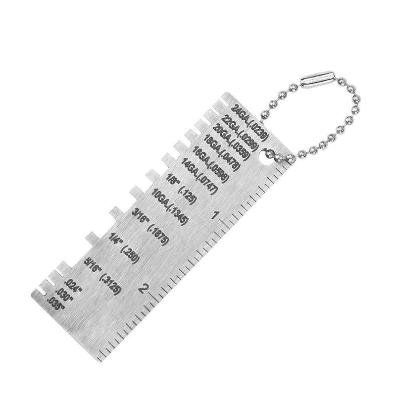 Wire/Metal Sheet Thickness Gauge Welding Gage Weld Size Inspection Tool