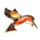 Retro Diamond-bordered Delicate Brooch Alloy Flyer 40*38mm