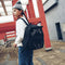 Lovely Cat Backpack Casual Canvas Backpacks School Bag Women Cute Rucksack  X8B5