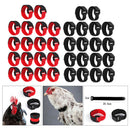 36x Chicken Collar Free Neckband Prevent Chicken from Screaming for Duck