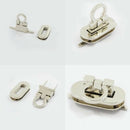 Round Shape Clasp Turn Lock Twist Lock Handbag Bag Buckle Hardware Purse Pr B5W6