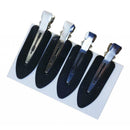 100Pcs Disposable Hair Cutting Cape Salon Gown Apron with 4x No Bend Clips