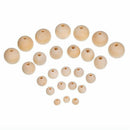 Natural Round Wood Beads Loose Spacer Beads For Diy Jewelry Making, 150 Pie