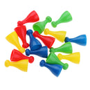 16pcs Ladies Halma Plastic Pieces For Checkers