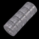 25 Pcs Transparent color Plastic Jewelry Bead Storage Container Jars Box DiaW1N5