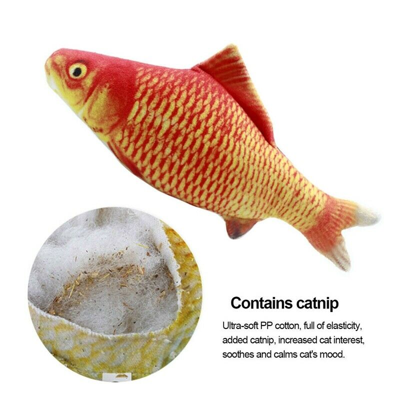 5PCS Catnip Fish Toys for Cat 20Cm Cat Toys Cat Fish Pillow Cat Catnip Toys X1G1