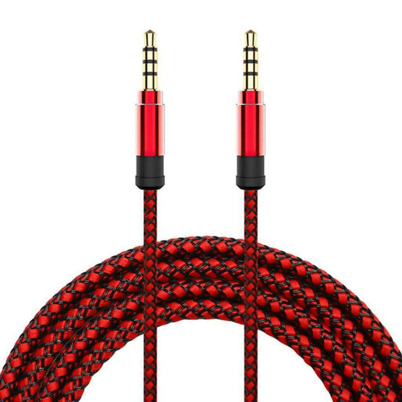1.5m Aux Cable Jack 3.5mm Stereo Audio Cable Wire Male to Male For iPod MP3 CAR