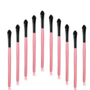 mei nai qi 10 Piece Eyeshadow Sponge Stick Brush Portable Eye Shadow Eyelin