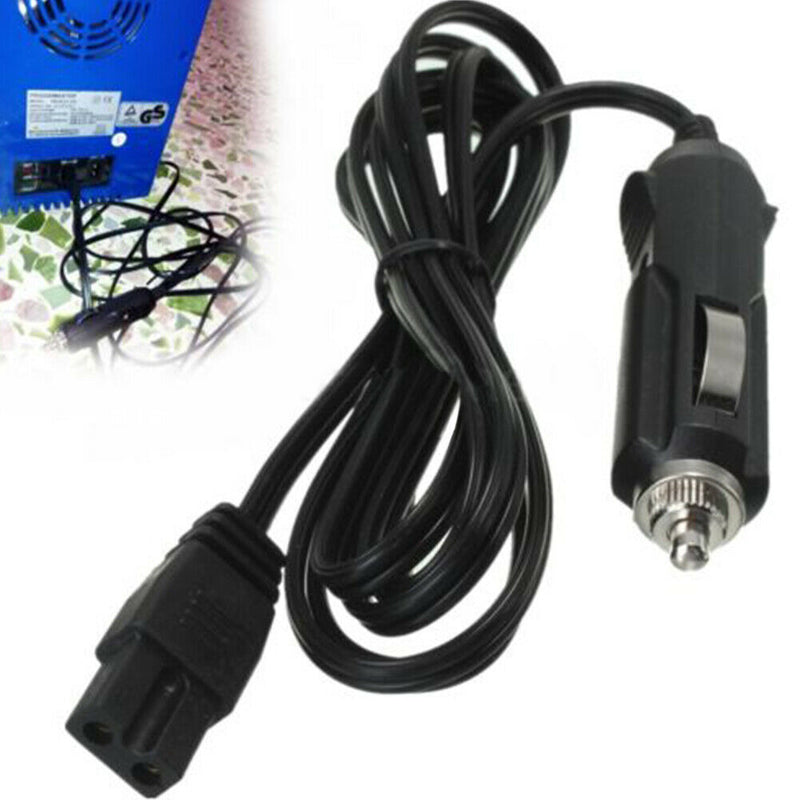 2m 12V DC 2 Pin Power Lead Cable Plug Wire For Car Cooler Cool Box Mini Fridge