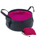 8.5L Outdoor Portable This Washbasin Wash Camping Folding Pot Camping Cookw D6A5