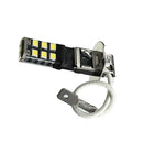 2Pieces H3 15W High Power Fog Driving DRL LED Light Bulb Lamp Bright White Plug