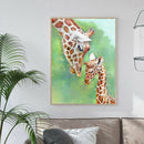5D DIY Full Round Drill Diamond Painting Giraffe Animal Cross Stitch (1008)