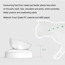 e els pet Pet Bowls for Cats and Small Dogs - Plastic 20 Degree Tilted ElevaL4R9