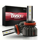Txvso8 G4 2Pcs H8/H9/H11 Led Car Light Bulbs Flip Eutectic Chips-28000Lm 60 G5O7