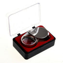 Jewellers Loupe 30 x 21mm Glass Jewellery Antiques Magnifier Hallmark Eye L
