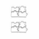 8X Stainless Steel Puzzle Piece Cookie Cutter Biscuit Pastry Cake Fondant Mold f
