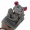 Grey Mouse Hand Puppet Finger Puppets Z8F8